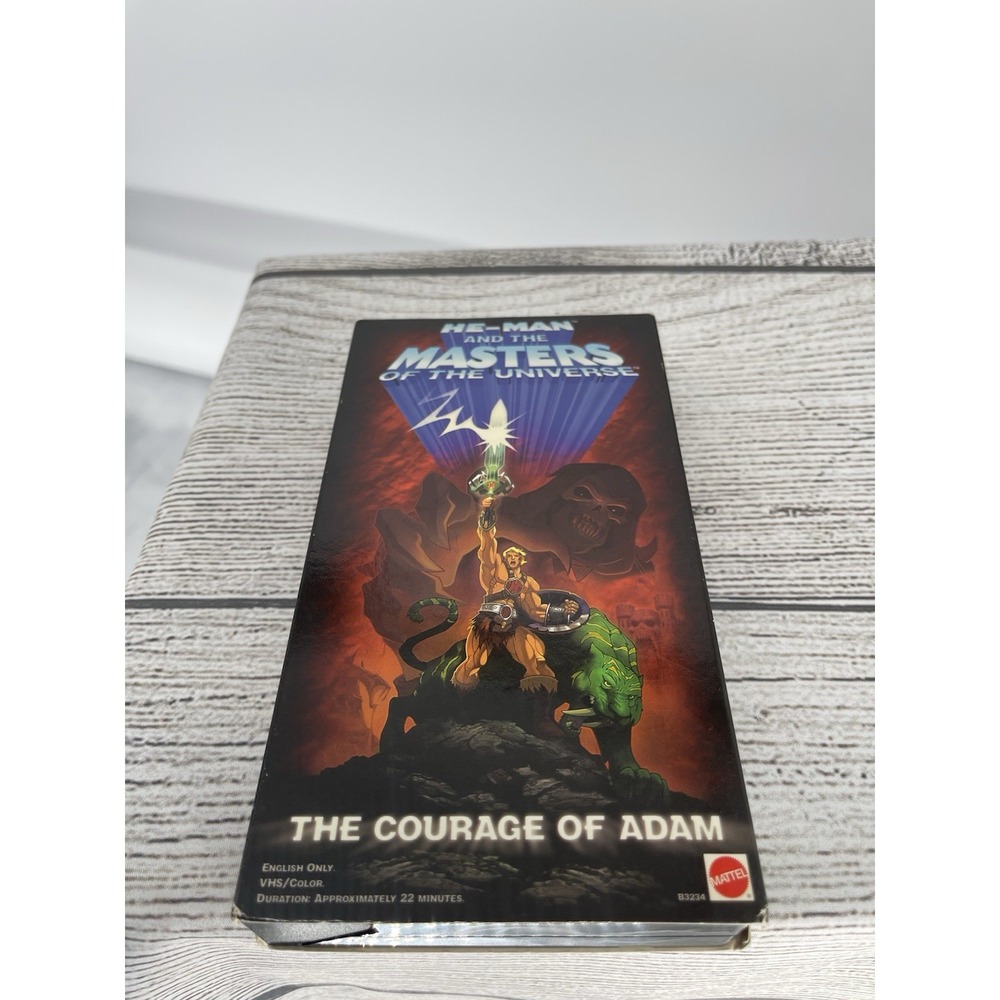 2002 He-Man and‎ the Masters of the Universe The Courage of Adam VHS Cassette